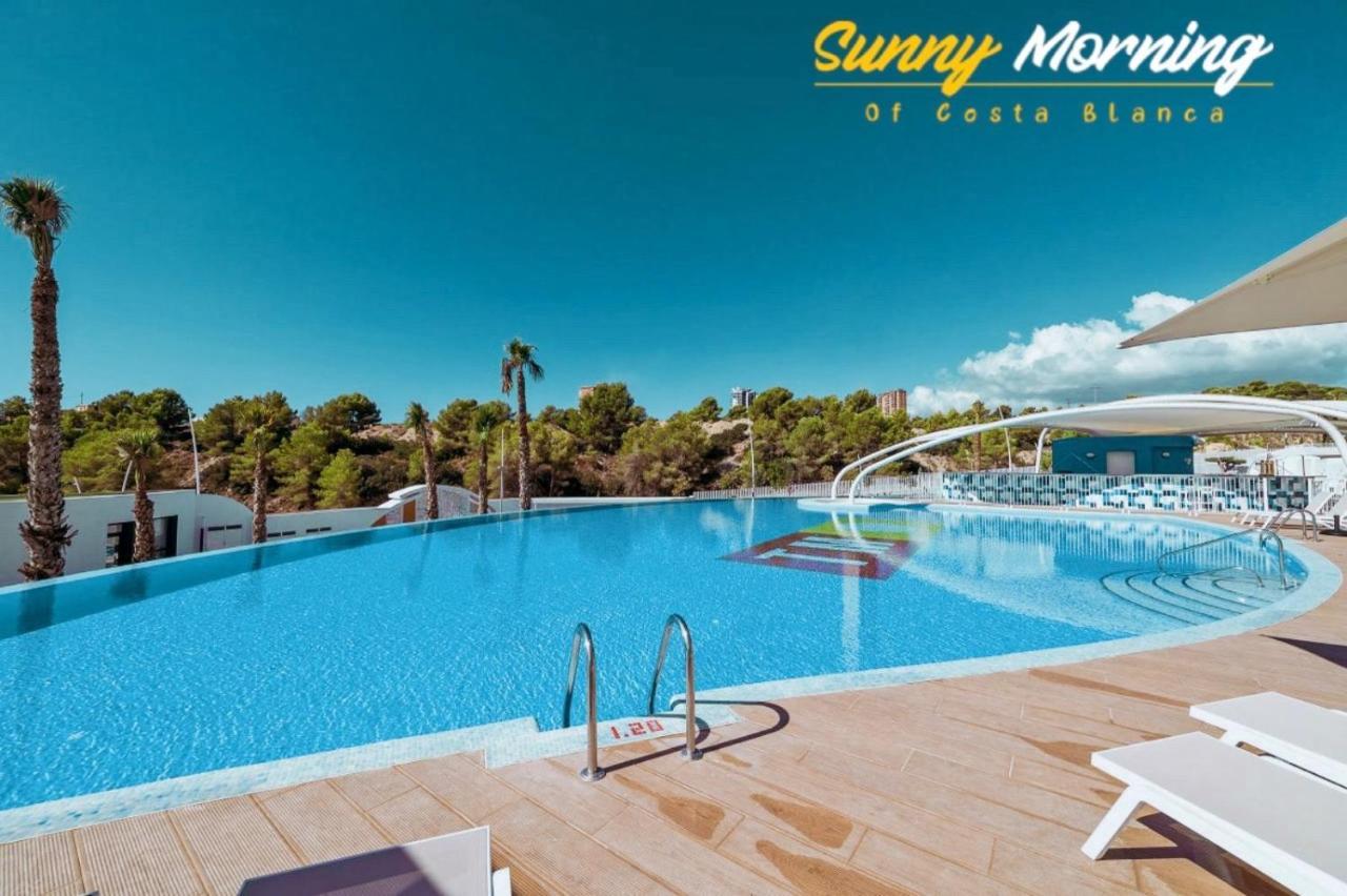 Sunny Morning Of Costa Blanca - Sunset Waves Benidorm Appartement Buitenkant foto